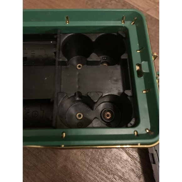 Vintage Christmas Train Set Red & Green Holiday Décor With Lights & Sounds Caboo - Picture 9 of 16